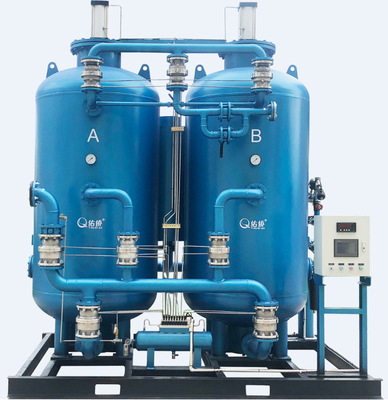 Twin Tower Nitrogen Generator With Purity 98% , 6 bar Refrigerated Air Dryer