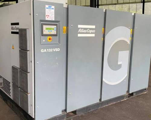 50Hz/60Hz Frequency Atlas GA Series GA132VSD with CE Certificate and Built-in Dry
