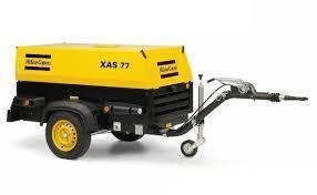 Portable Compressor XAS77E Motor Power 26 Kw Motor speed 2940 Rpm FAD 4.2 M³/min with Portable Design