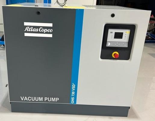 Industrial AC Vacuum Pump GHS 730 VSD+ with 11 KW Shaft Power and Low Noise Level of 51-73 DB A
