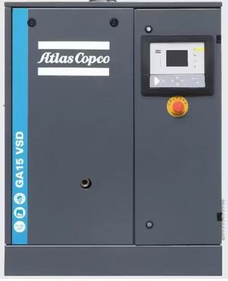GA Series GA15VSD  Industrial Compressor Featuring 4 to 10 Bar Pressure Range Designed for and Quiet Operation