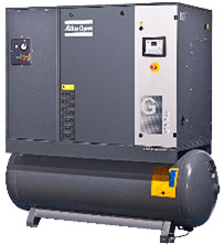 Oil Injected Atlas Screw Air Compressor Economical 22kw G22