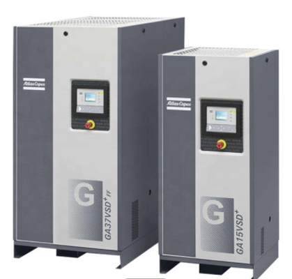37kw Atlas Screw Air Compressor , Atlas GA37 VSD Oil Injected Type