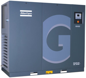 Ga220 Oil Injected Rotary  Atlas Screw Air Compressors 220kw ISO 8573-1
