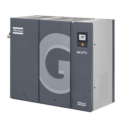 75kW Power GA 75+ 100 Hp Rotary Screw Air Compressor Atlas 