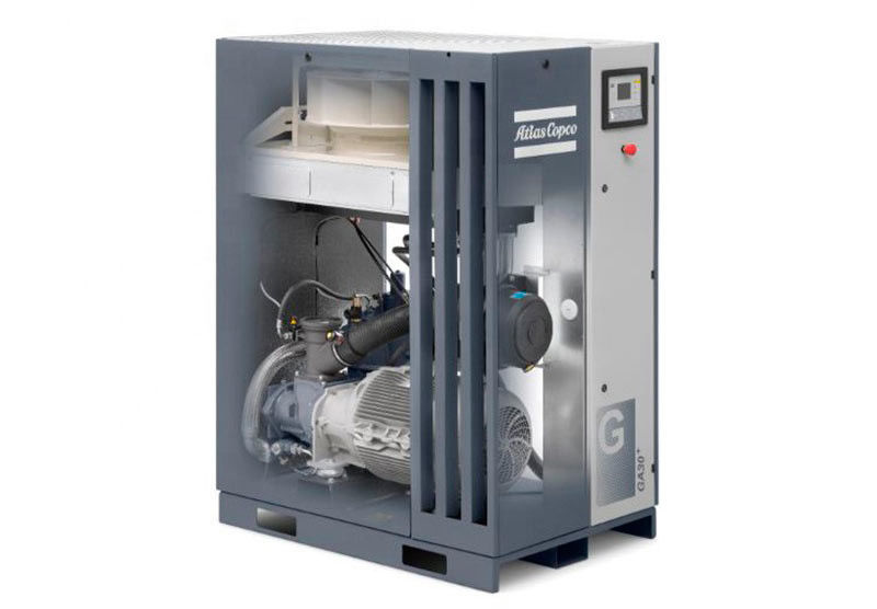 30kW GA30+ Atlas Screw Air Compressor GA Series 7.5bar 8.5bar working ...