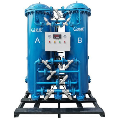 Twin Tower Nitrogen Generator With Purity 98% , 6 bar Refrigerated Air Dryer