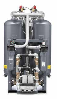 Microprocessor Controlled Industrial Desiccant Air Dryers With Single Phase Electricity
