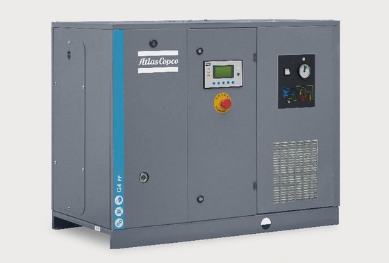 Atlas G4 Rotary Screw Oil Injected Air Compressor With Built In Dryer 50-60Hz