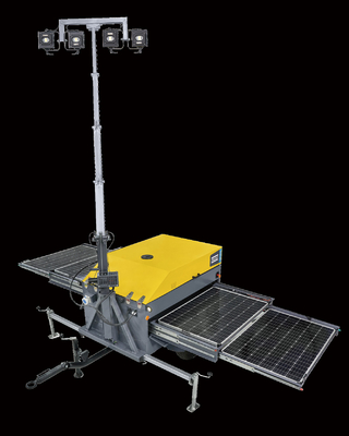 Electric Light Tower HiLight S2+ 2000 M2 Lighting Coverage Average Illumination 10lux For Optimal Lighting Performance