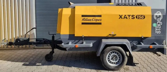 Portable Compressor XATS156C With Yellow Color And 10.3 Bar Rated Pressure