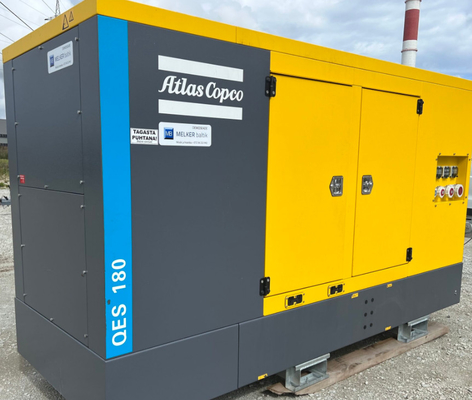50HZ Frequency Power Generator QES180 Powered By Diesel Engine Fuel And Electric / Recoil Starting Method