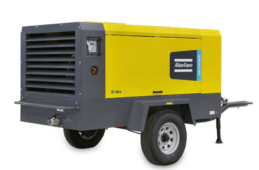 Atlas Copco Portable Compressor XAXS600E Electric Drive for Maximum Productivity