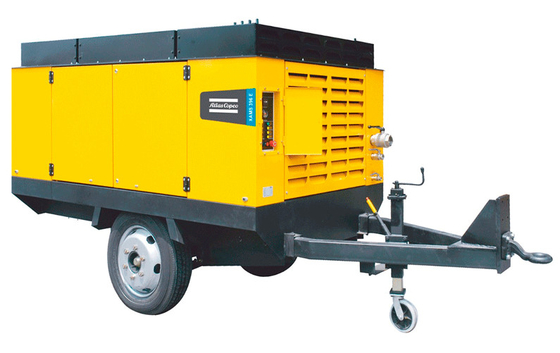 Portable Gas Applications Portable Compressor XAMS800E With 8 Bar Rated Working Pressure And Low Oil Content
