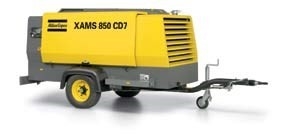 Portable Compressor XAMS850Cd Rated Working Pressure 8.6 Bar 5000*2000*2000 Mm for Competition and Performance