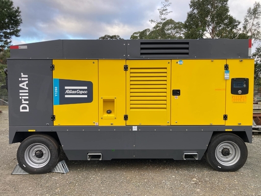 Yellow Portable Compressor Y1260 429 Kw Power And 1 X 2" Ball Valve For Versatile Applications
