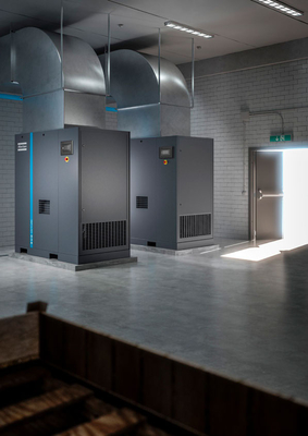 Frequency Conversion Atlas  Screw Air Compressor GA VSD90