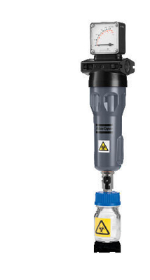 Compressed Air Medical Vacuum Filters Atlas Mv Series 60°C 140°F Temperature