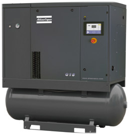 Compact G18  Oil Injected Atlas Screw Air Compressor 18kw Economical