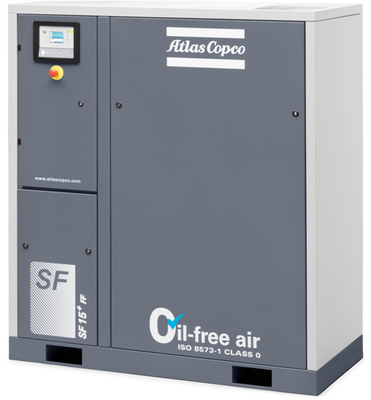 Sf Sf+ Vortex Oil Free Atlas Screw Air Compressor For University