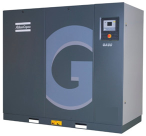 Oil Injected Atlas Screw Air Compressor GA 45 Vsd 45kw Aluminum Alloy Material