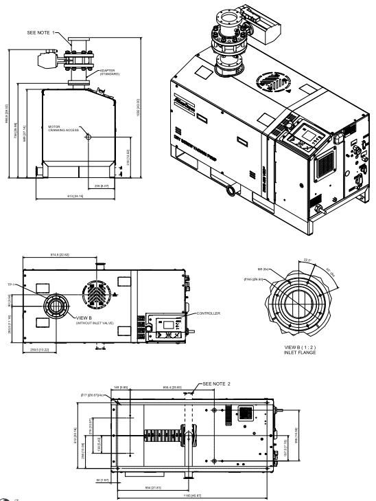 Rugged Design For Harsh Environments DWS 450 VSD⁺ Dry Screw Vacuum Pump ...